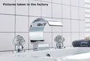 GobekUsa Waterfall Bathroom Basin Faucet - Hot/Cold Mixer