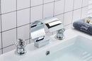 GobekUsa Waterfall Bathroom Basin Faucet - Hot/Cold Mixer