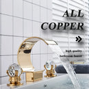 GobekUsa Waterfall Bathroom Basin Faucet - Hot/Cold Mixer