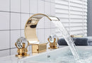 GobekUsa Waterfall Bathroom Basin Faucet - Hot/Cold Mixer