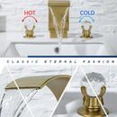 GobekUsa Waterfall Bathroom Basin Faucet - Hot/Cold Mixer