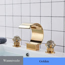 GobekUsa Waterfall Bathroom Basin Faucet - Hot/Cold Mixer