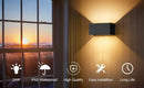 GobekUsa Waterproof Aluminum LED Wall Lamp - Outdoor & Indoor Lighting