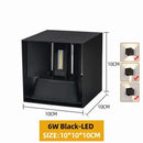 GobekUsa Waterproof Aluminum LED Wall Lamp - Outdoor & Indoor Lighting