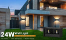 GobekUsa Waterproof Aluminum LED Wall Lamp - Outdoor & Indoor Lighting