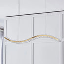 GobekUsa Wavy K9 Crystal LED Pendant Lighting for Dining Room - Simplicity Island Ceiling Light