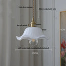 GobekUsa White Glass LED Pendant Lights with Walnut Wood Details