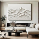 GobekUsa White Mountain 3D Canvas Wall Art