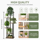 GobekUsa Wooden Flower Plant Stand Shelf - 4/5/6 Tier