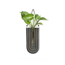 GobekUsa Wooden Flower Vase Wall Mount Holder