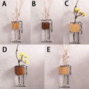 GobekUsa Wooden Magnetic Test Tube Vase for DIY Flower Arrangement
