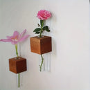 GobekUsa Wooden Magnetic Test Tube Vase for DIY Flower Arrangement