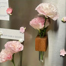 GobekUsa Wooden Magnetic Test Tube Vase for DIY Flower Arrangement