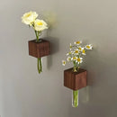GobekUsa Wooden Magnetic Test Tube Vase for DIY Flower Arrangement