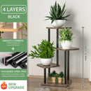 GobekUsa Wooden Plant Stand Shelf Tiered Flower Pot Display
