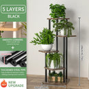 GobekUsa Wooden Plant Stand Shelf Tiered Flower Pot Display