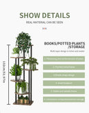 GobekUsa Wooden Plant Stand Shelf Tiered Flower Pot Display