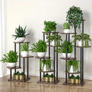 GobekUsa Wooden Plant Stand Shelf Tiered Flower Pot Display