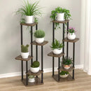 GobekUsa Wooden Plant Stand Shelf Tiered Flower Pot Display