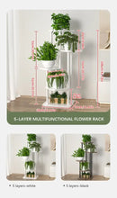 GobekUsa Wooden Plant Stand Shelf Tiered Flower Pot Display