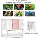 GobekUsa Wrought Iron Bird Cage for Conures, Lovebirds - 30 Inch