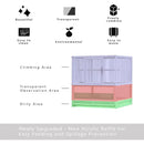 GobekUsa Wrought Iron Bird Cage for Conures, Lovebirds - 30 Inch