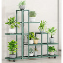 GobekUsa Wrought Iron Plant Stand with Wheels