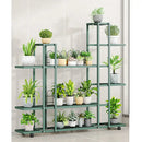 GobekUsa Wrought Iron Plant Stand with Wheels