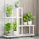 GobekUsa Wrought Iron Plant Stand with Wheels