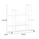GobekUsa Wrought Iron Plant Stand with Wheels