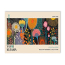 GobekUsa Yayoi Kusama Flower Art Poster - Large Canvas Print