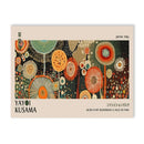 GobekUsa Yayoi Kusama Flower Art Poster - Large Canvas Print