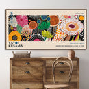 GobekUsa Yayoi Kusama Flower Canvas Wall Art