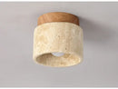 GobekUsa Yellow Marble Ceiling Light for Home or Commercial Spaces
