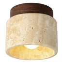 GobekUsa Yellow Marble Ceiling Light for Home or Commercial Spaces