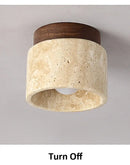 GobekUsa Yellow Marble Ceiling Light for Home or Commercial Spaces