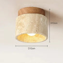 GobekUsa Yellow Marble Ceiling Light for Home or Commercial Spaces