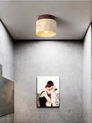 GobekUsa Yellow Marble Ceiling Light for Home or Commercial Spaces