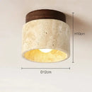 GobekUsa Yellow Marble Ceiling Light for Home or Commercial Spaces