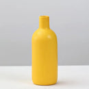 GobekUsa Yellow Porcelain Flower Vase for Home Decor