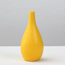 GobekUsa Yellow Porcelain Flower Vase for Home Decor