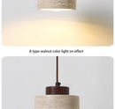 GobekUsa Yellow Stone LED Pendant Chandelier - Retro Nordic Style