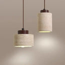 GobekUsa Yellow Stone LED Pendant Chandelier - Retro Nordic Style
