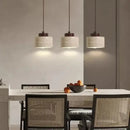 GobekUsa Yellow Stone LED Pendant Chandelier - Retro Nordic Style
