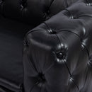 Square Arm Removable Cushion 3 Seater Sofa by HouseOfZazla