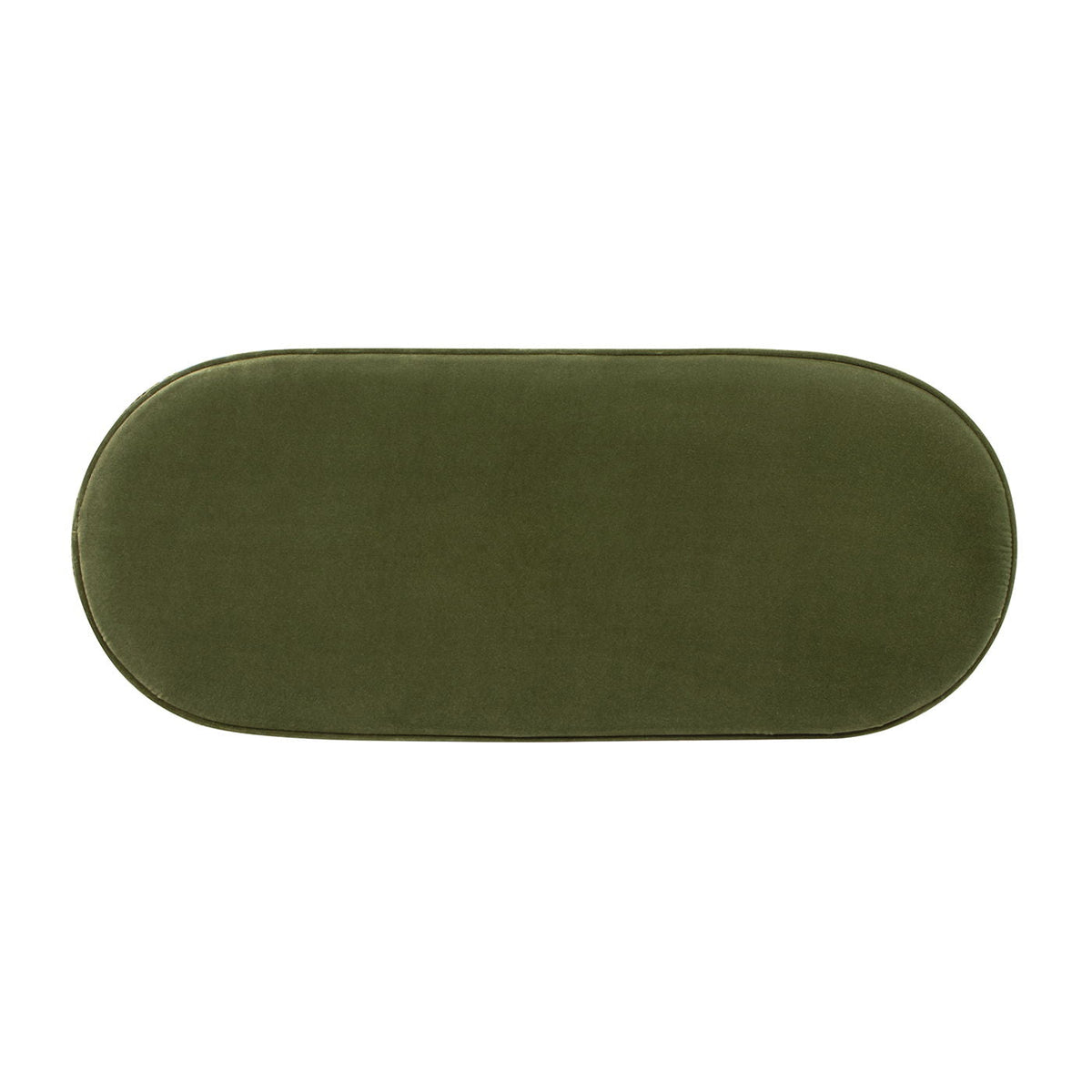 Serena - Contemporary Design Oval Storage Bench Ottoman, photo 15 of 16