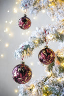 Christmas Ball Glass Decorative Hanging Ball Christmas Tree Ornaments, For Holiday Party Decorations by HouseOfZazla
