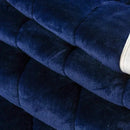 GobekUsa Cozy Flannel Fleece Lambswool Blanket - 3 Layers, Warm & Soft for Bed.