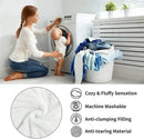GobekUsa Cozy Flannel Fleece Lambswool Blanket - 3 Layers, Warm & Soft for Bed.