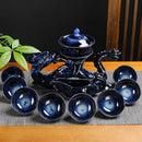 GobekUsa Dragon Kung Fu Tea Set: High-End Bone China Teapot & Cup, Automatic, Holiday Gift